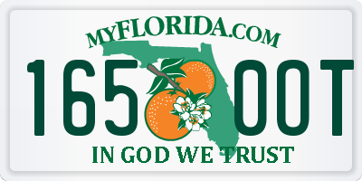 FL license plate 1650OT