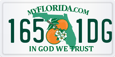 FL license plate 1651DG