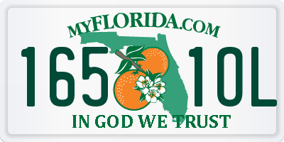 FL license plate 1651OL