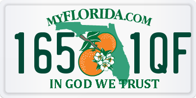 FL license plate 1651QF