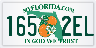 FL license plate 1652EL