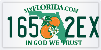 FL license plate 1652EX