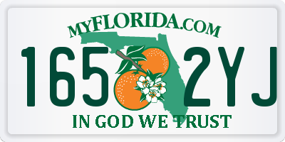 FL license plate 1652YJ