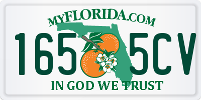 FL license plate 1655CV