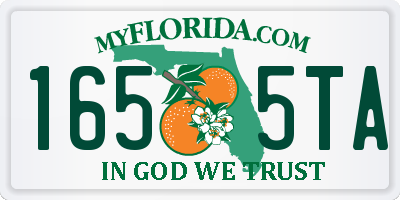 FL license plate 1655TA