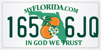 FL license plate 1656JQ