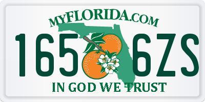 FL license plate 1656ZS