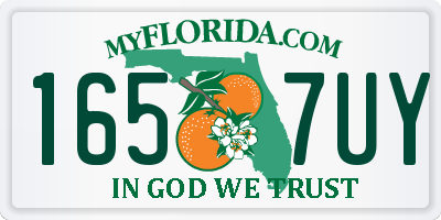 FL license plate 1657UY