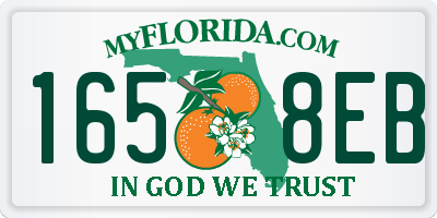 FL license plate 1658EB