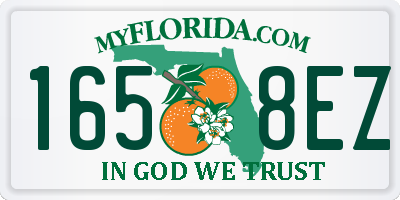 FL license plate 1658EZ