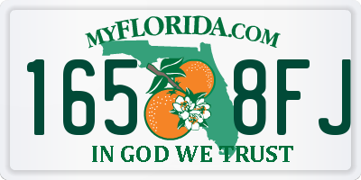 FL license plate 1658FJ