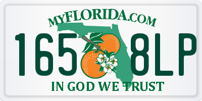 FL license plate 1658LP