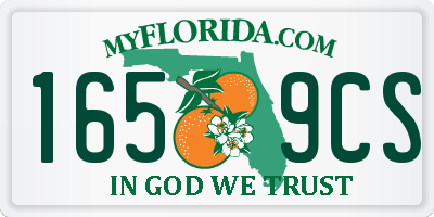 FL license plate 1659CS