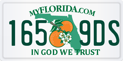 FL license plate 1659DS
