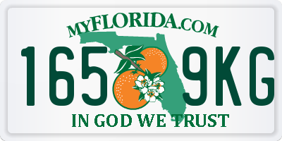 FL license plate 1659KG