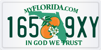 FL license plate 1659XY