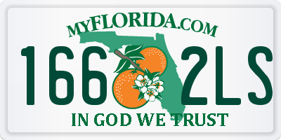FL license plate 1662LS