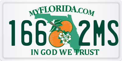 FL license plate 1662MS