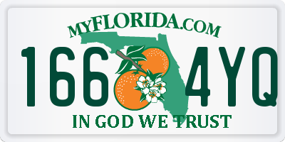 FL license plate 1664YQ