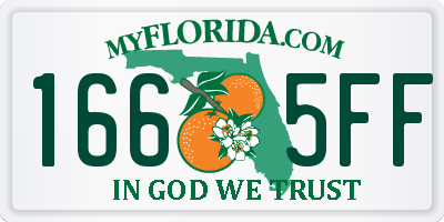 FL license plate 1665FF