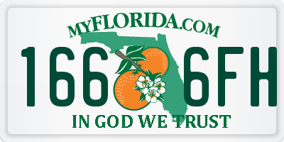 FL license plate 1666FH