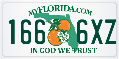FL license plate 1666XZ