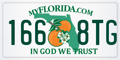 FL license plate 1668TG