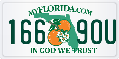 FL license plate 1669OU