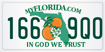 FL license plate 1669QO