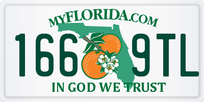FL license plate 1669TL