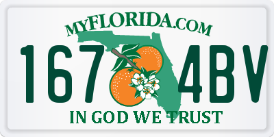 FL license plate 1674BV
