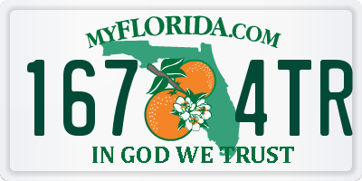 FL license plate 1674TR