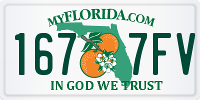 FL license plate 1677FV