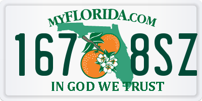 FL license plate 1678SZ