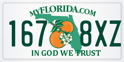 FL license plate 1678XZ