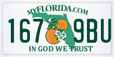 FL license plate 1679BU