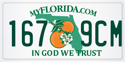 FL license plate 1679CM