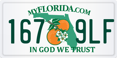 FL license plate 1679LF