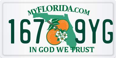 FL license plate 1679YG