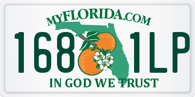 FL license plate 1681LP