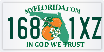 FL license plate 1681XZ