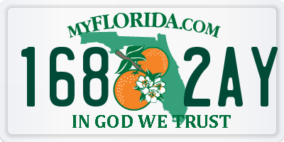 FL license plate 1682AY