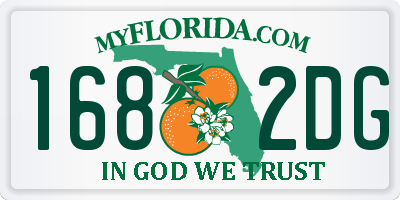 FL license plate 1682DG