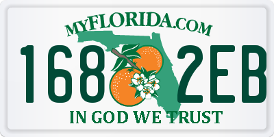 FL license plate 1682EB