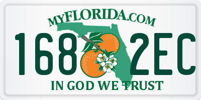FL license plate 1682EC