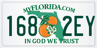FL license plate 1682EY