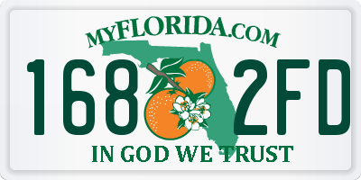 FL license plate 1682FD