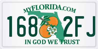 FL license plate 1682FJ