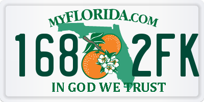 FL license plate 1682FK