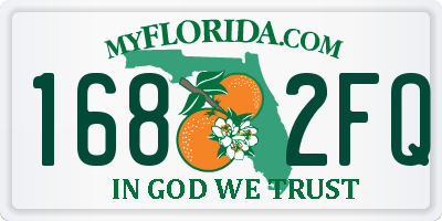 FL license plate 1682FQ